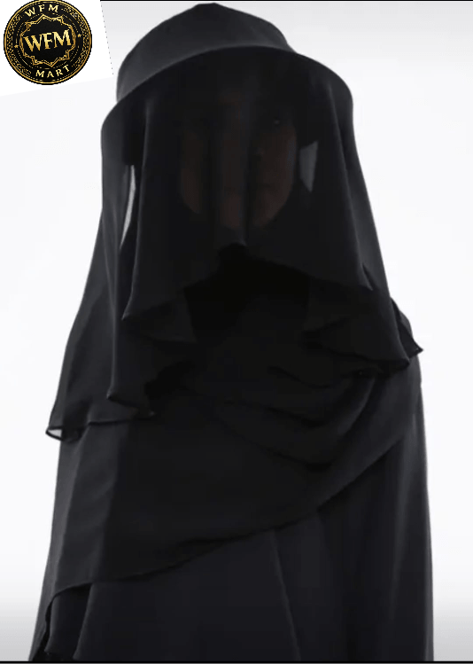 Women Niqab Cap With Face Veil Niqab Khimar Modest Wear For Umrah Hajj cap