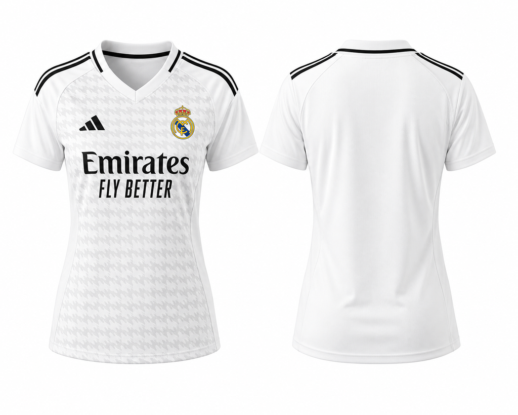 Madrid White Women's Jersey