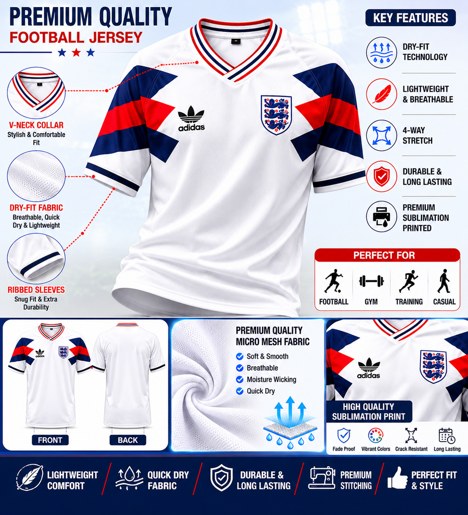 England FIFA 2026 Home Jersey
